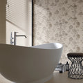 Borneo Sand Malone Decor 30 x 75cm ceramic patterned stone effect tile room setting