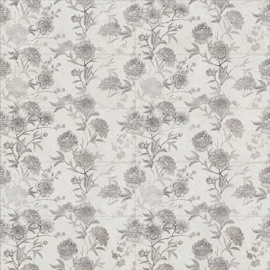 Borneo White Malone Decor 30 x 75cm Ceramic Tile - alternate view