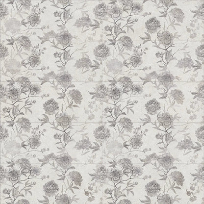 Borneo White Malone Decor 30 x 75cm ceramic patterned stone effect tile detail