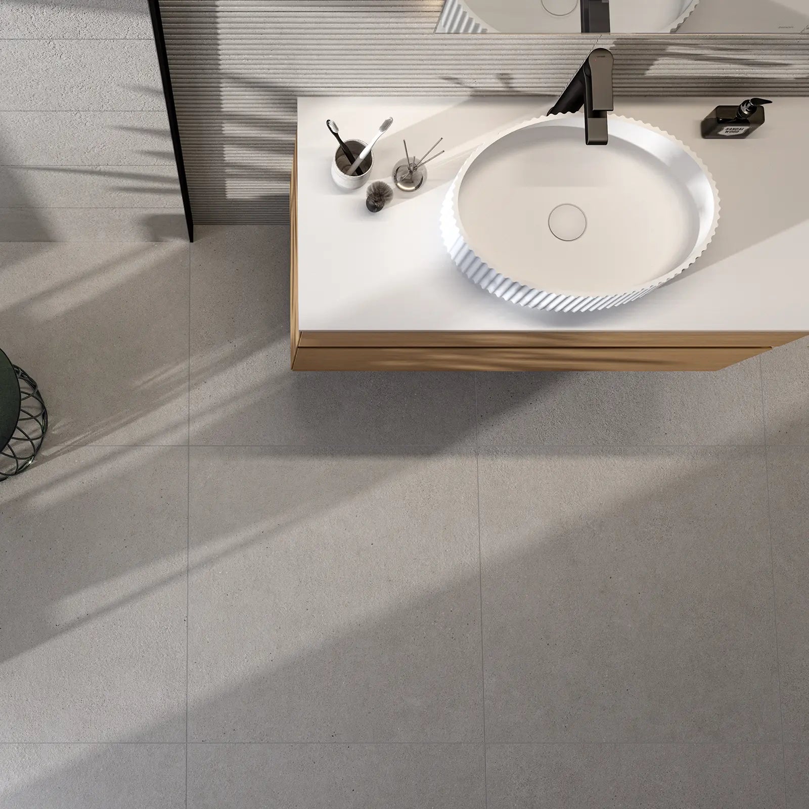 Borneo Pearl Matt 75 x 75cm Porcelain Tile – detail view 3