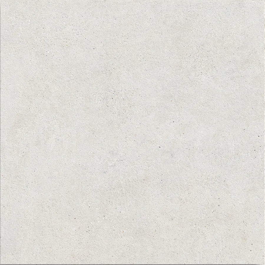 Borneo White Matt 75 x 75cm porcelain stone effect tile face
