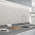Arianne Pearl Silica 30 x 60cm glazed ceramic marble effect decor tile room setting