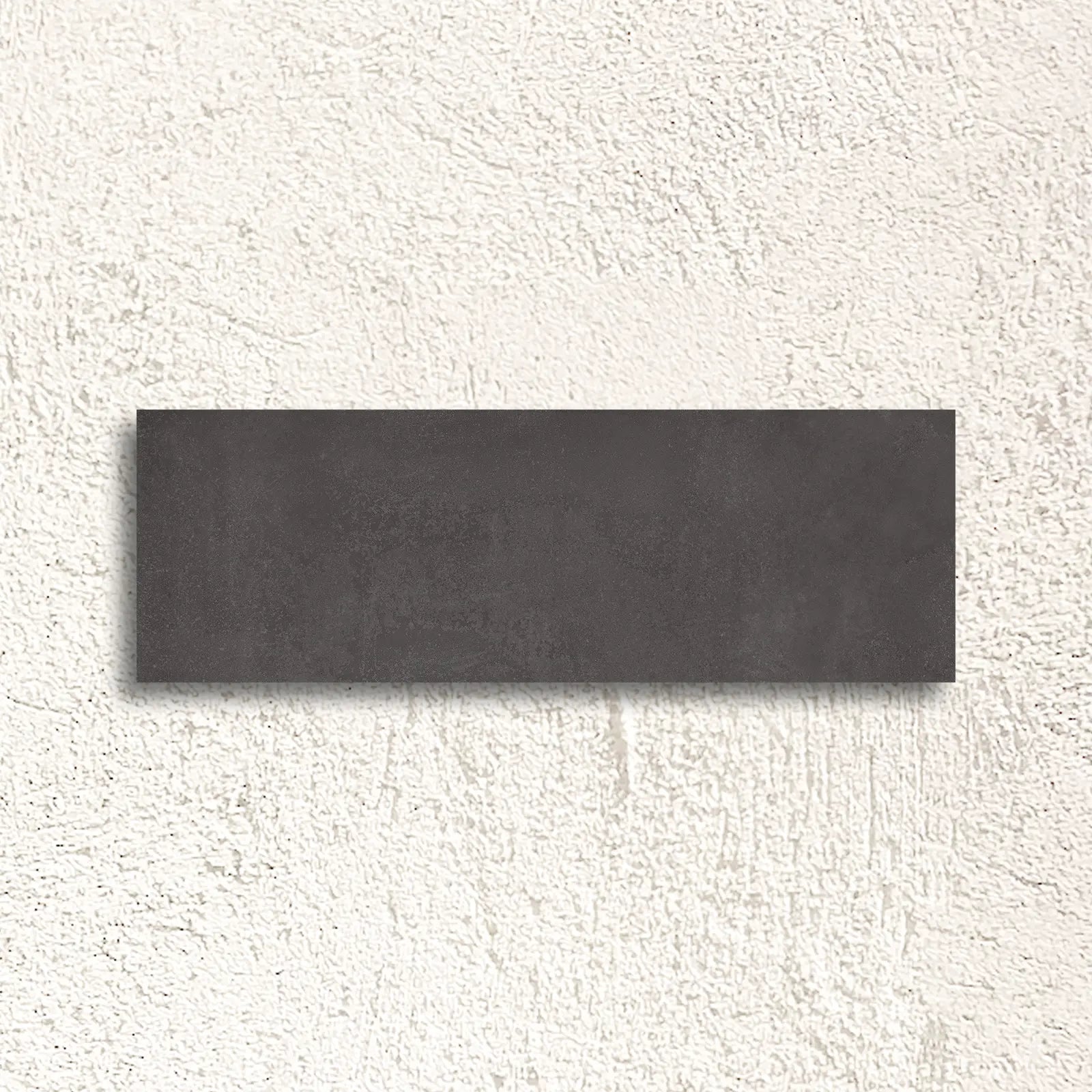 Neutra Antracite 30 x 90cm glazed ceramic concrete-effect wall tile face