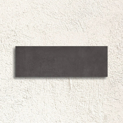 Neutra Antracite 30 x 90cm glazed ceramic concrete-effect wall tile face