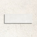 Neutra White 30 x 90cm glazed ceramic concrete-effect wall tile face