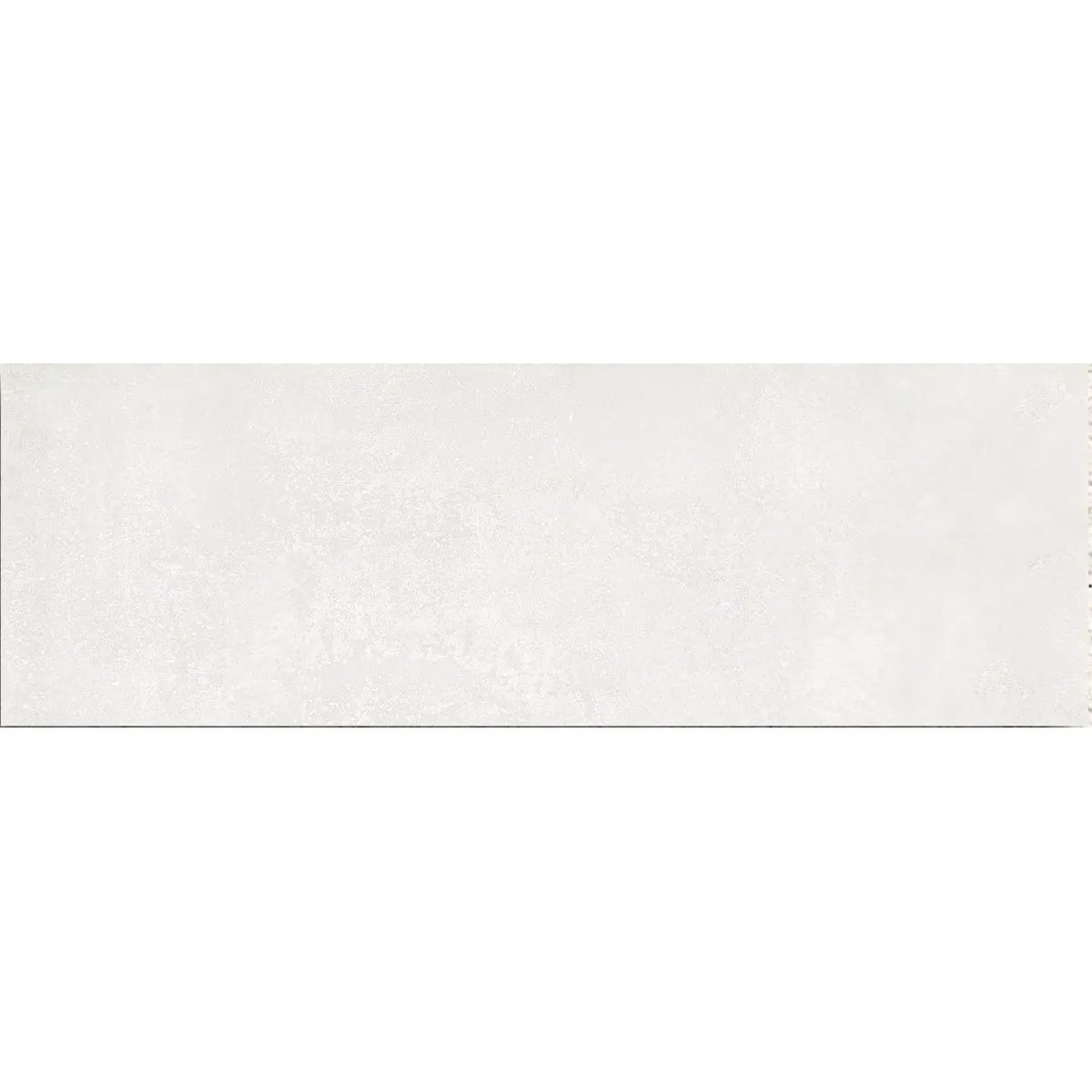 Neutra White 30 x 90cm glazed ceramic concrete-effect wall tile face