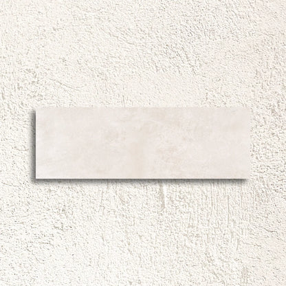 Neutra Cream 30 x 90cm glazed ceramic concrete-effect wall tile face