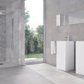 Neutra Pearl Natural 60 x 60cm concrete-effect porcelain room setting