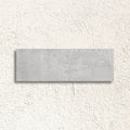 Neutra Pearl 30 x 90cm glazed ceramic concrete-effect wall tile face