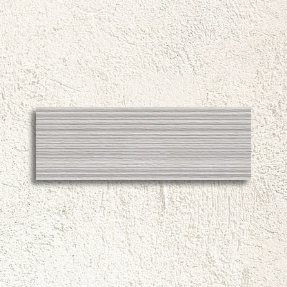Neutra Pearl Relieve Décor 30 x 90cm textured concrete-effect wall tile face