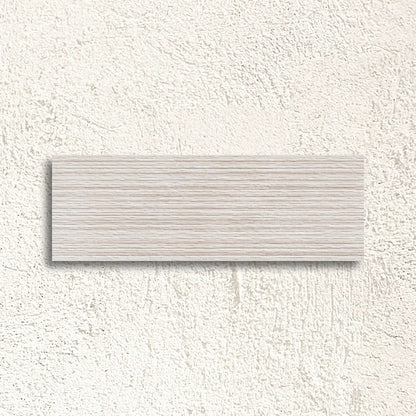 Neutra Cream Relieve Décor 30 x 90cm textured concrete-effect wall tile face