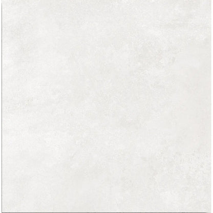 Neutra White Natural 60 x 60cm glazed porcelain concrete-effect tile face