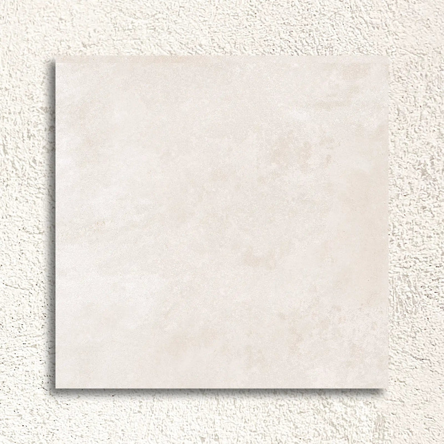 Neutra Cream Natural 60 x 60cm glazed porcelain concrete-effect tile face