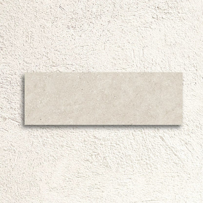 Granite Cream 30 x 90cm glazed ceramic concrete effect tile face