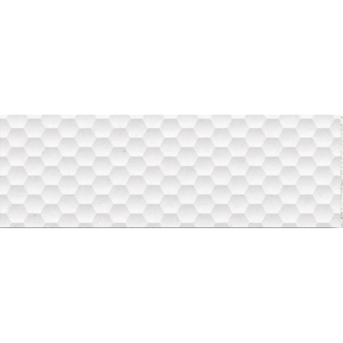 
Granite White Eden Decor 30 x 90cm glazed ceramic stone effect decor tile face