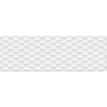 Granite White Eden Decor 30 x 90cm glazed ceramic stone effect decor tile face