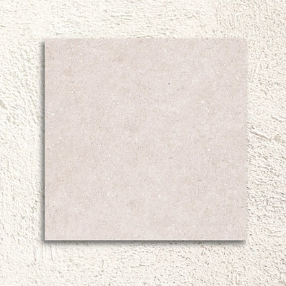 Granite Cream 60 x 60cm glazed porcelain concrete effect tile face