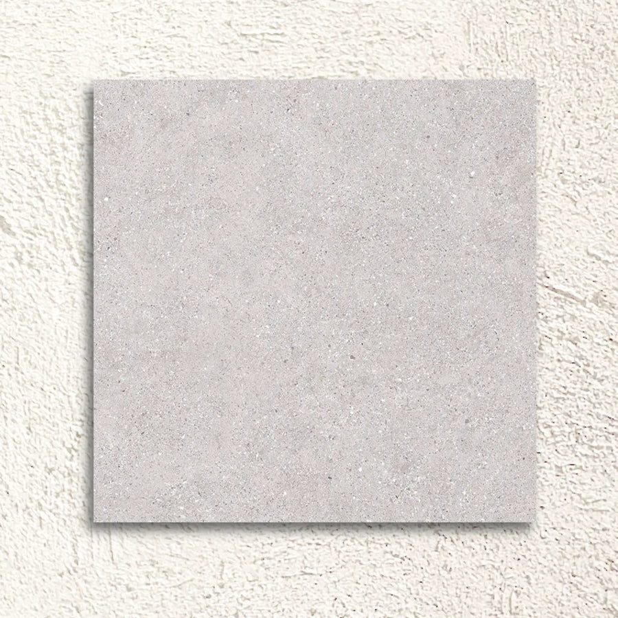Granite Grey 60 x 60cm glazed porcelain stone effect tile face