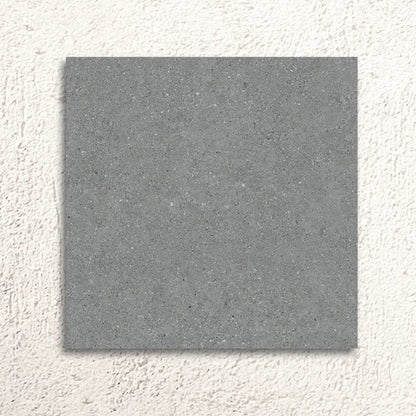 Granite Anthracite 60 x 60cm glazed porcelain stone effect tile face