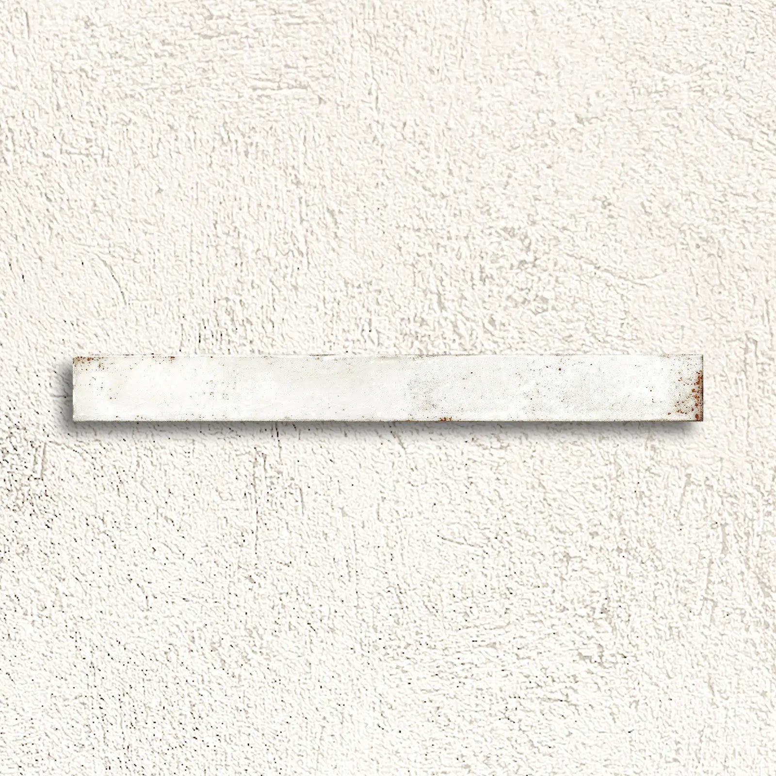 Genesi White Brillo 4.8 x 45cm white gloss glazed porcelain brick tile face