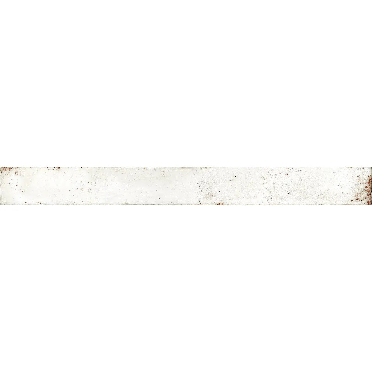 Genesi White Brillo 4.8 x 45cm white gloss glazed porcelain brick tile face