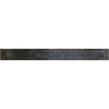 Genesi Anthracite Brillo 4.8 x 45cm dark charcoal grey gloss glazed porcelain brick tile face