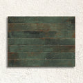 Genesi Green Brillo 4.8 x 45cm green gloss brick tile lifestyle setting