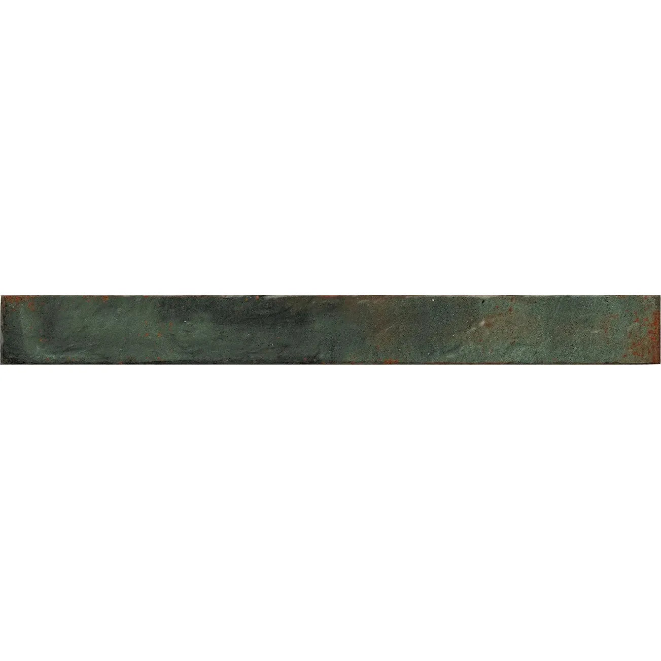 Genesi Green Brillo 4.8 x 45cm green gloss glazed porcelain brick tile face
