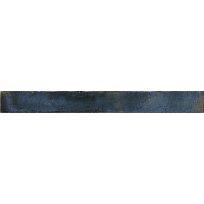 Genesi Blue Brillo 4.8 x 45cm blue gloss glazed porcelain brick tile face