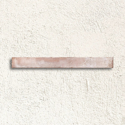 Genesi Pink Brillo 4.8 x 45cm pink gloss glazed porcelain brick tile face