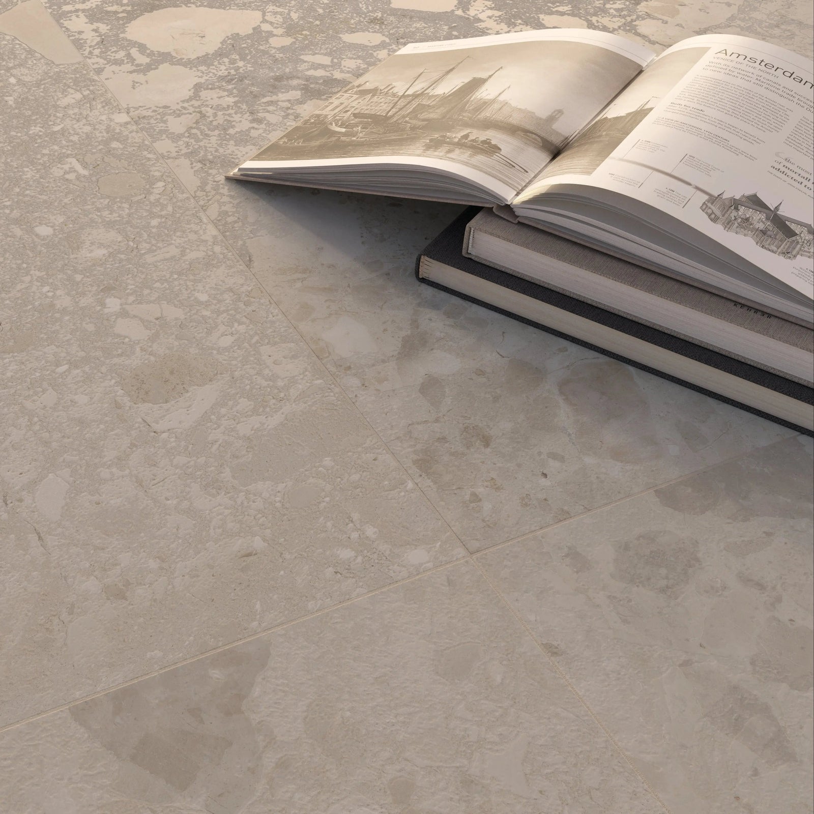 Bord Bone 60 x 120cm Porcelain Tile in a bathroom setting