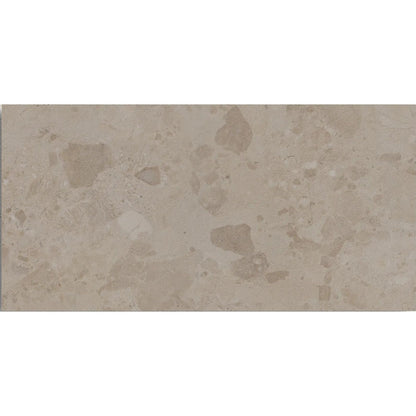 Bord Sand matt porcelain stone-effect tile 60 x 120cm face detail