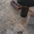 Bord Greige 60 x 120cm porcelain stone effect tile room setting