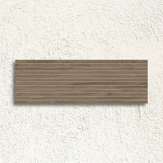 Hannover Wood Dorian Walnut 33 x 100cm ceramic wood effect tile face