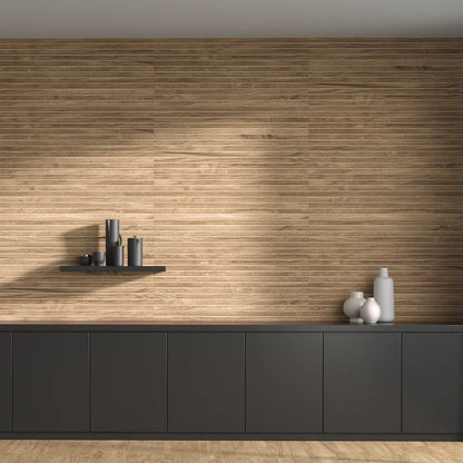 Hannover Wood Dorian Oak 33 x 100cm Ceramic Tile - thumbnail 1