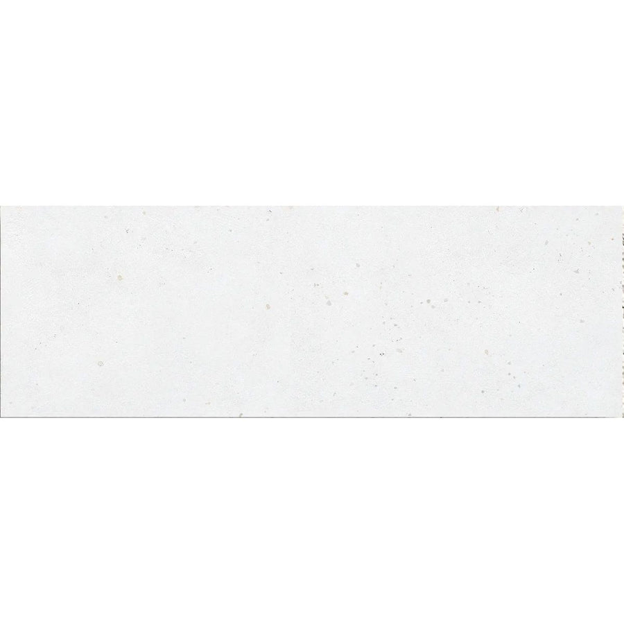 Happy White 33 x 100cm ceramic terrazzo tile face