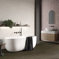Happy Joy Rose 33 x 100cm ceramic terrazzo tile room setting detail