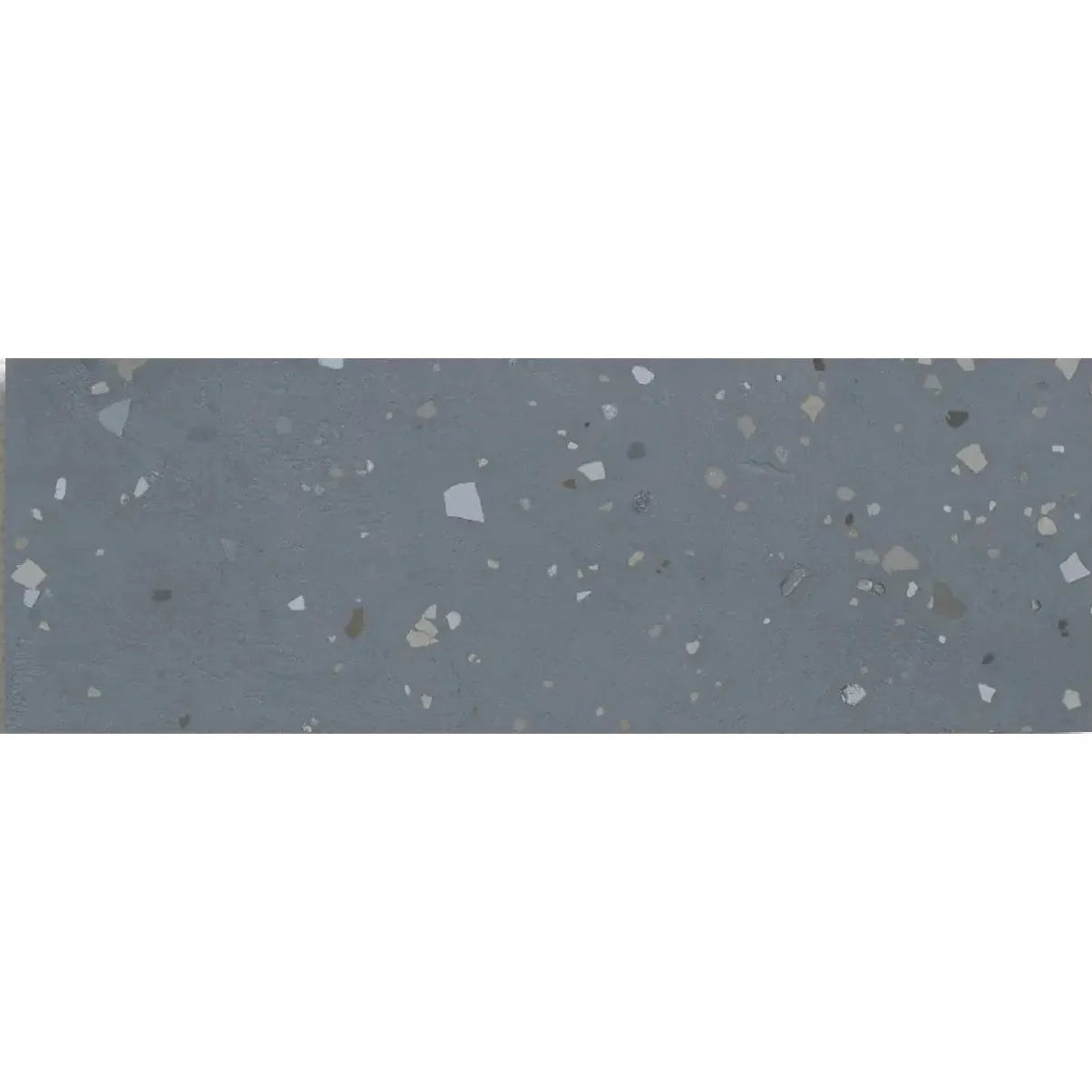 Happy Joy Blue 33 x 100cm ceramic terrazzo tile face