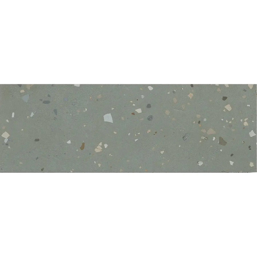Happy Joy Mint 33 x 100cm ceramic terrazzo tile face