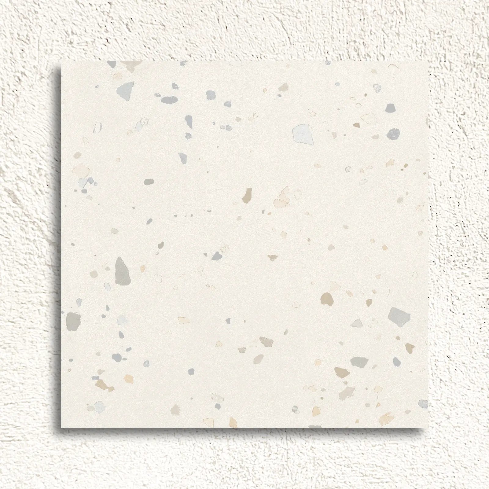 Happy Joy Ivory 60 x 60cm porcelain terrazzo tile face