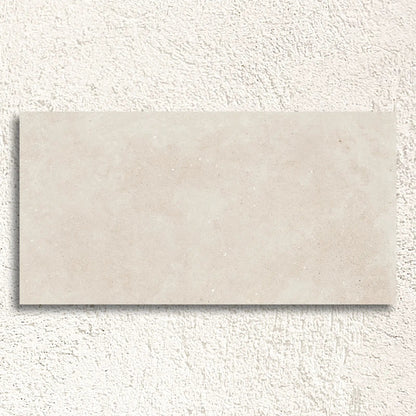 Mixtone White 60 x 120cm porcelain stone effect tile face