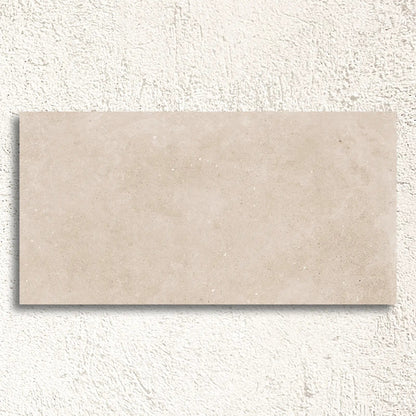 Mixtone Cream 60 x 120cm porcelain stone effect tile face