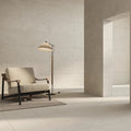 Mixtone Cream 60 x 120cm porcelain stone effect tile room setting