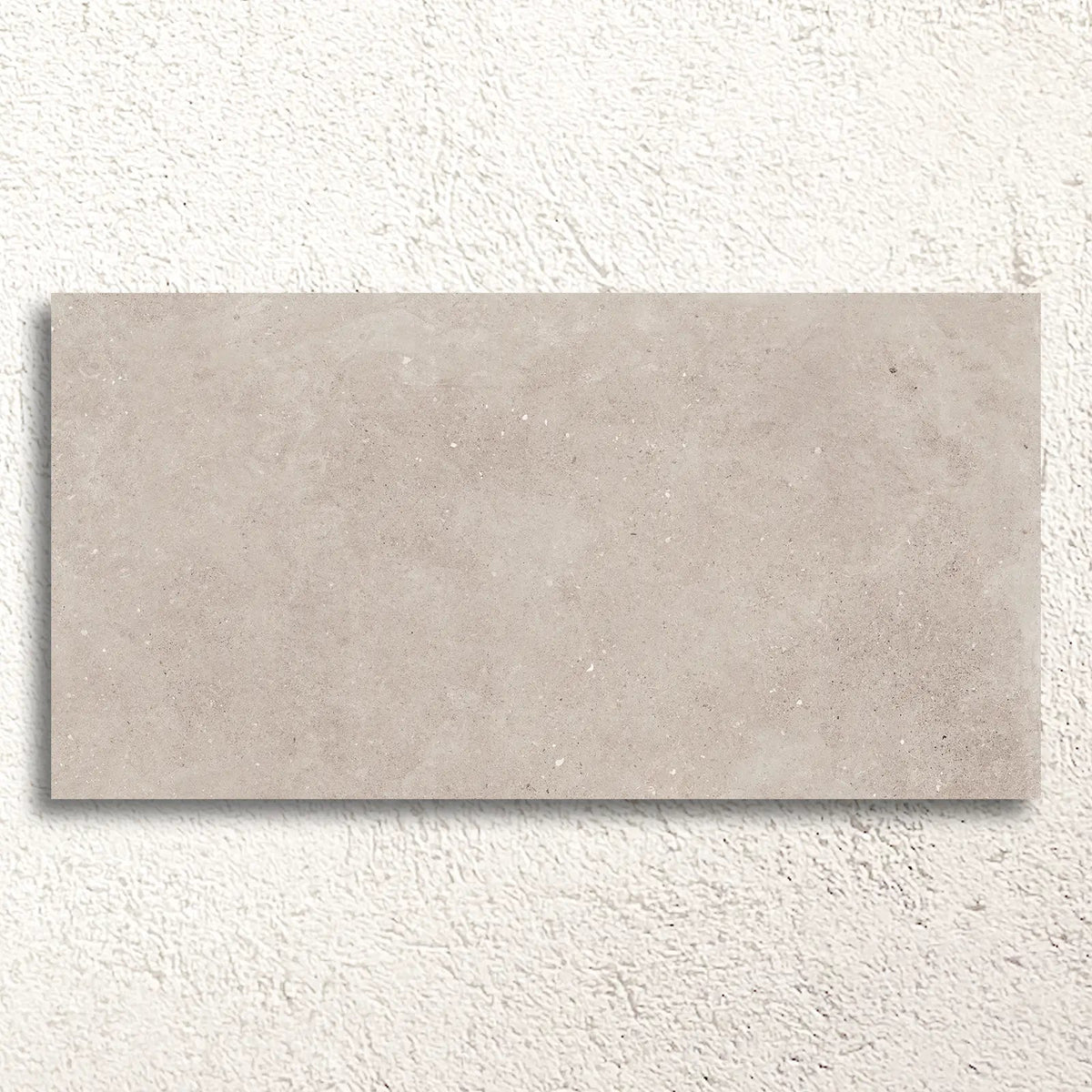 Mixtone Grey 60 x 120cm porcelain stone effect tile face