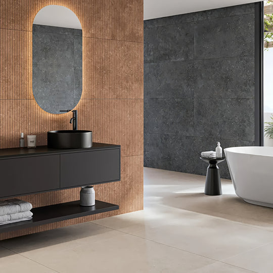 Mixtone Rosso Décor 60 x 120cm Porcelain Tile - alternate view