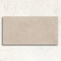 Mixtone Cream Décor 60 x 120cm porcelain stone effect fluted tile face