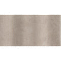 Mixtone Grey Décor 60 x 120cm porcelain stone effect fluted tile face