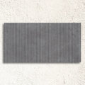 Mixtone Dark Décor 60 x 120cm porcelain stone effect fluted tile face