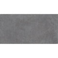 Mixtone Dark Décor 60 x 120cm porcelain stone effect fluted tile face