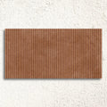 Mixtone Rosso Décor 60 x 120cm porcelain stone effect fluted tile face